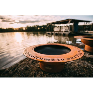 Saturn w/lid Fire Pit