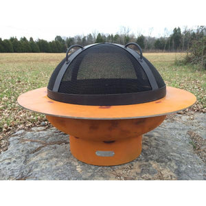 Saturn w/lid Fire Pit