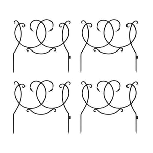 Scroll Border Fence Section Pack of 4 Fence Section