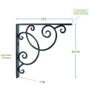 Scroll Shelf Bracket Shelf Bracket
