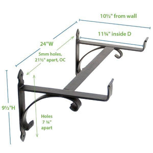 Scrolls Flower Box Bracket Box Bracket
