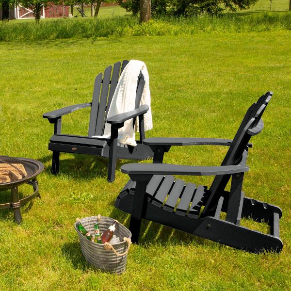 Set of Two Highwood Hamilton Folding and Reclining Adirondack Chairs Adirondack Chair