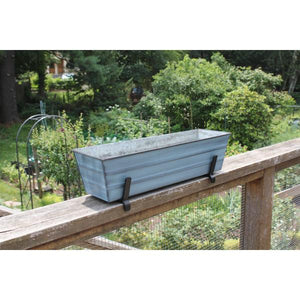 Small Flower Box With Railing Brackets Flower Box Brackets