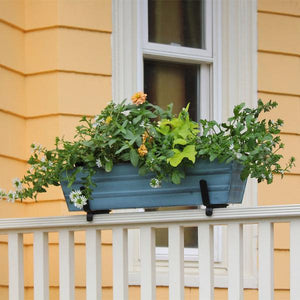 Small Flower Box With Railing Brackets Flower Box Brackets