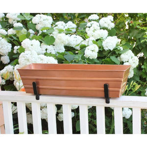 Small Flower Box With Railing Brackets Flower Box Brackets