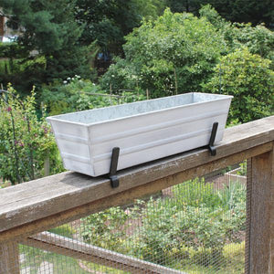 Small Flower Box With Railing Brackets Flower Box Brackets