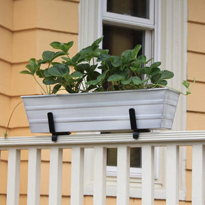 Small Flower Box With Railing Brackets Flower Box Brackets