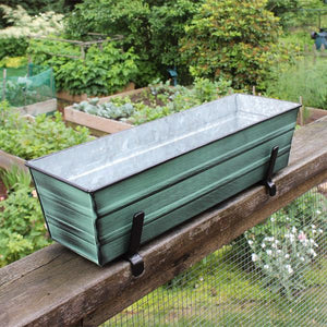 Small Flower Box With Railing Brackets Flower Box Brackets