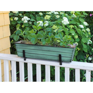 Small Flower Box With Railing Brackets Flower Box Brackets