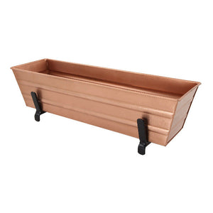Small Flower Box With Railing Brackets Flower Box Brackets