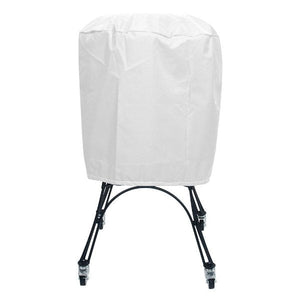 Smoker Grill Cover Outdoor Grill Covers 22" Diameter x 33" H / White