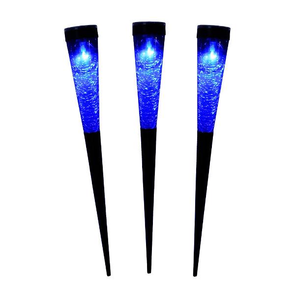 Solar Sparkle Cone-3 pack Sparkle Cones Dark Blue