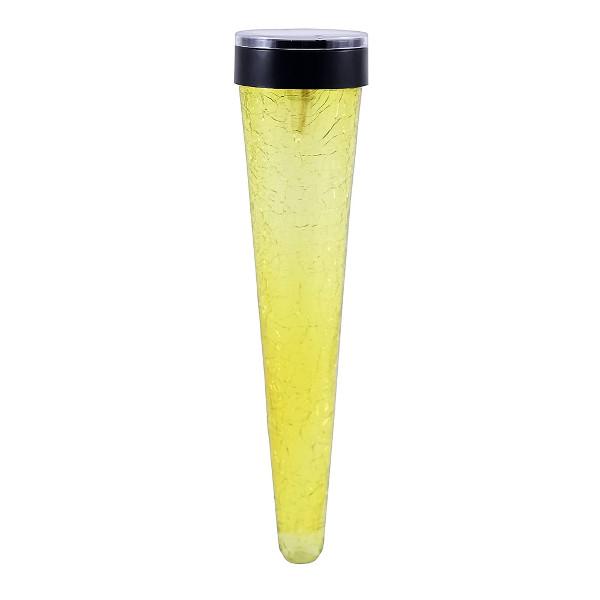 Solar Sparkle Cones with Stakes Sparkle Cones Yellow