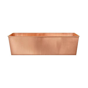Solid Copper Flower Box Flower Box