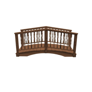 Spindle Bridge Garden Bridge 3' x 8' / Mashroom