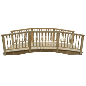 Spindle Bridge Garden Bridge 4' x 12' / Unfinished