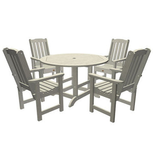 Springville 5pc Round Dining Set Dining Set Harbor Gray