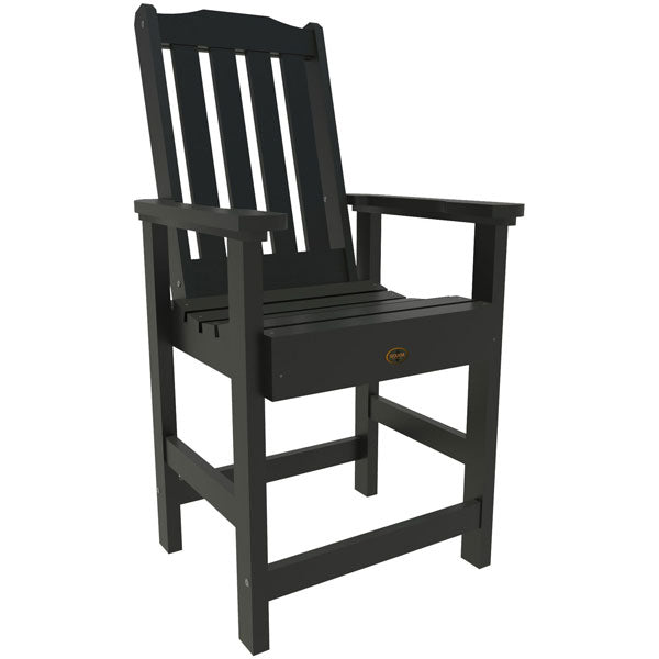 Springville Counter Dining Arm Chair Arm Chair Black