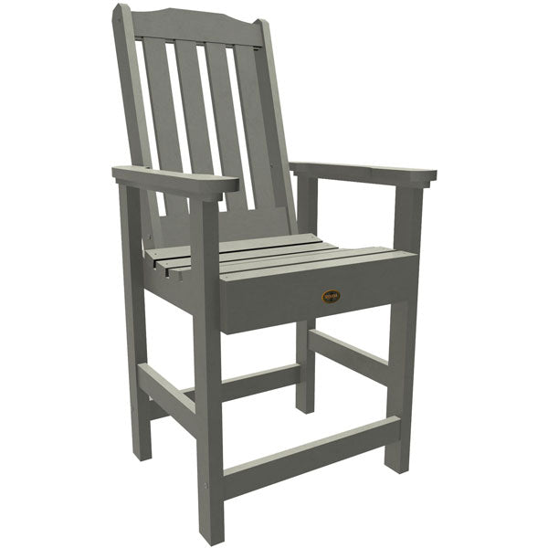 Springville Counter Dining Arm Chair Arm Chair Coastal Teak