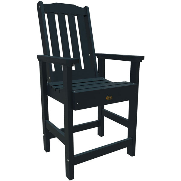 Springville Counter Dining Arm Chair Arm Chair Federal Blue