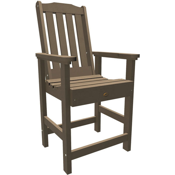 Springville Counter Dining Arm Chair Arm Chair Woodland Brown