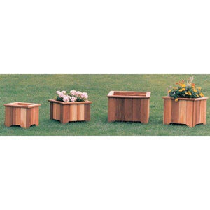 Square Cedar Planter Planters Box