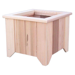 Square Cedar Planter Planters Box