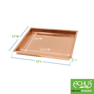 Square Copper Tray Copper Tray
