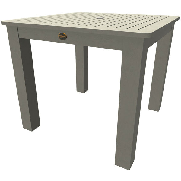 Square Counter Dining Table Dining Table Harbor Gray