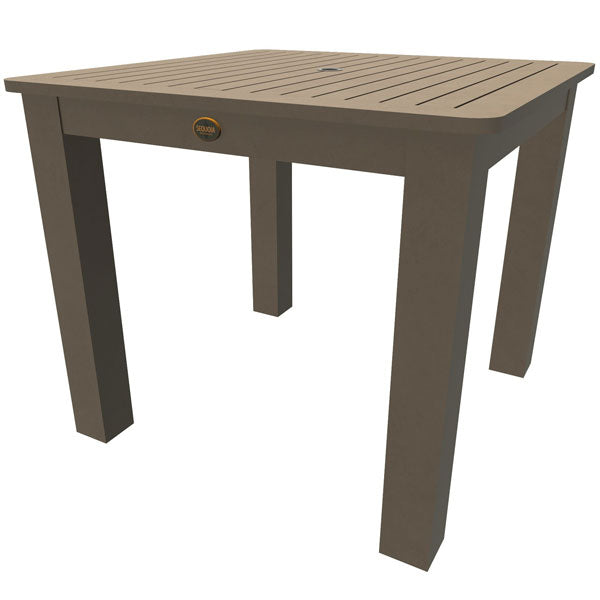 Square Counter Dining Table Dining Table Woodland Brown