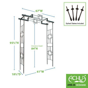 Square-on-Squares Arbor II Arbor
