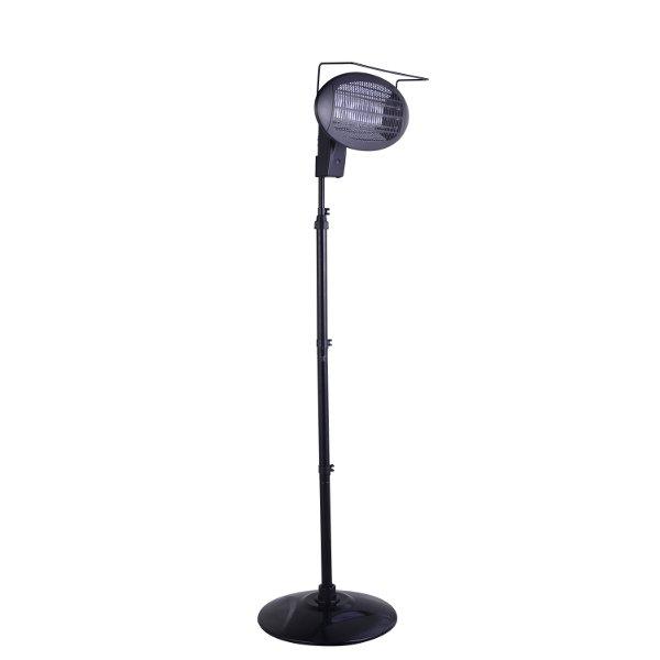 Tall Adjustable Height Freestanding Electric Patio Heater - The Charming  Bench Company