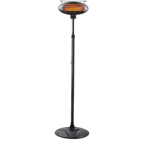 Tall Adjustable Height Free Standing Electric Patio Heater Patio Heater