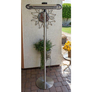 Tall Adjustable Infrared Heat Lamp with LED lights Heat Lamp