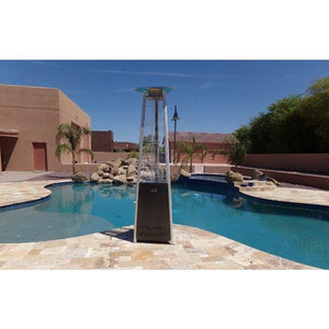 Tall Commercial Triangle Glass Tube Patio Heater Patio Heater