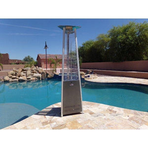 Tall Commercial Triangle Glass Tube Patio Heater Patio Heater