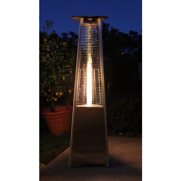 Tall Commercial Triangle Glass Tube Patio Heater Patio Heater