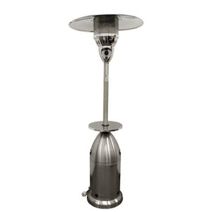Tall Tapered Stainless Steel Patio Heater With Table Patio Heater