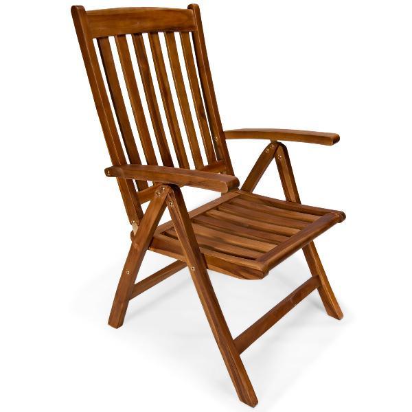 5-Position Folding Arm Chair