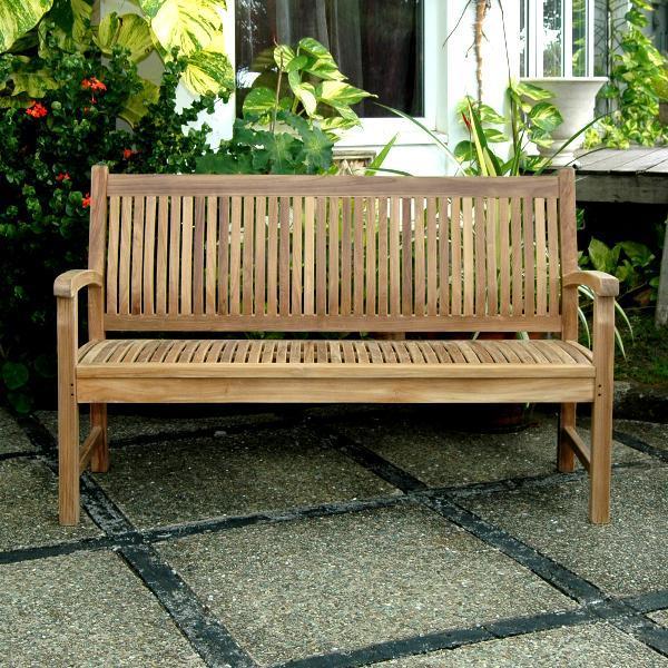 Teak Sahara 3-Seater Bench - Main Image