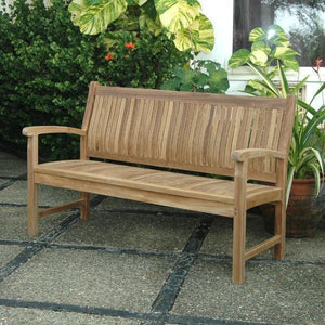 Teak Sahara 3-Seater Bench Outdoor Bench