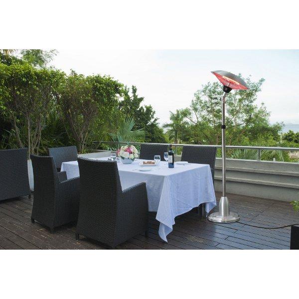 infrared patio umbrella heater Telescopic Infrared Electric Patio Heater With Adjustable Head