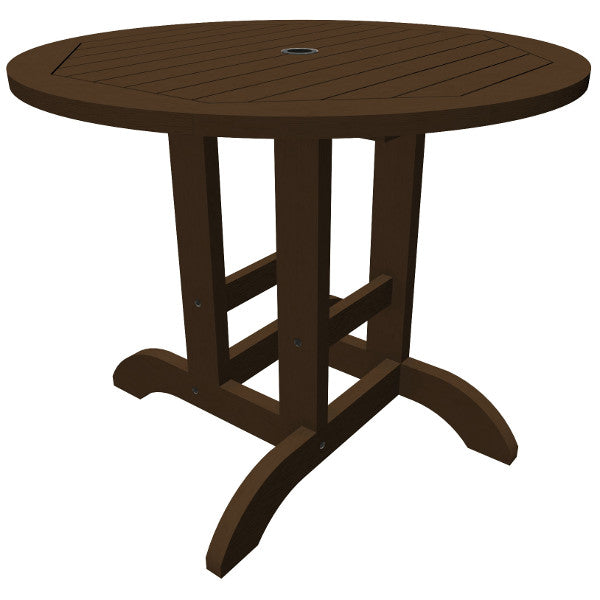 The Sequoia Professional Commercial Grade 36 inch Round Bistro Dining Height Table Dining Height Table