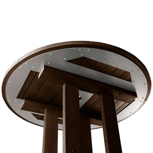 The Sequoia Professional Commercial Grade 36 inch Round Bistro Dining Height Table Dining Height Table