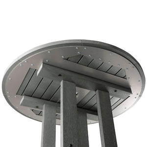 The Sequoia Professional Commercial Grade 36 inch Round Bistro Dining Height Table Dining Height Table