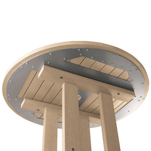 The Sequoia Professional Commercial Grade 36 inch Round Bistro Dining Height Table Dining Height Table