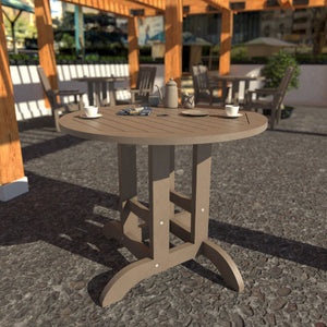 The Sequoia Professional Commercial Grade 36 inch Round Bistro Dining Height Table Dining Height Table