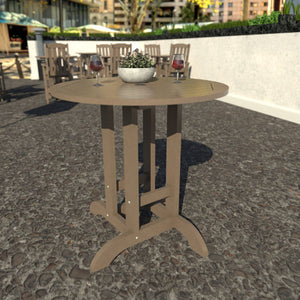 The Sequoia Professional Commercial Grade 36 inch Round Counter Height Bistro Dining Table Dining Table