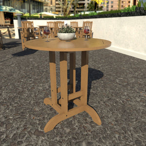 The Sequoia Professional Commercial Grade 36 inch Round Counter Height Bistro Dining Table Dining Table