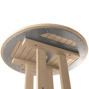 The Sequoia Professional Commercial Grade 36 inch Round Counter Height Bistro Dining Table Dining Table